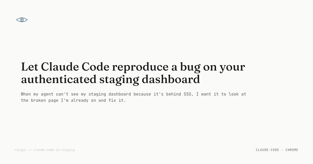 Claude Code reading a peek session and proposing a fix